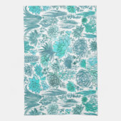 Sukkulärer Garten Geschirrtuch (Vertikal)