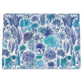 Sukkulärer Garten Große Geschenktüte (Vorderseite)