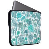 Sukkulärer Garten Laptopschutzhülle (Vorne Rechts)