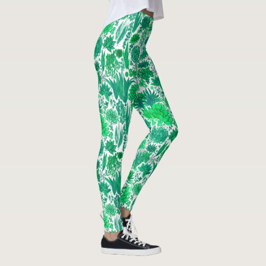 Sukkulärer Garten Leggings (Rechts)