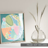 Sukkulärer Garten Poster