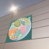 Sukkulärer Garten Poster