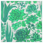 Sukkulärer Garten Stoff (Muster)