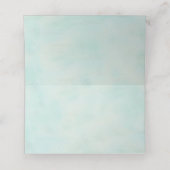 Sukkulärer Garten Wasserfarbe Platzkarte (Innenseite Aufgefaltet)