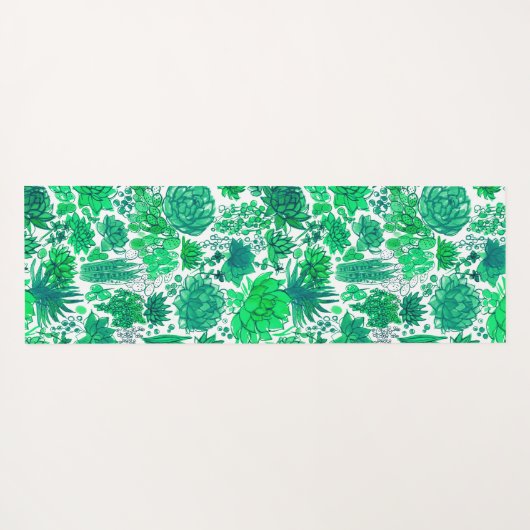 Sukkulärer Garten Yogamatte (Rückseite (Horizontal))