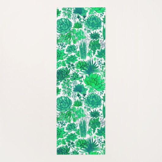 Sukkulärer Garten Yogamatte (Rückseite)