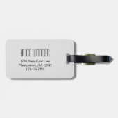 Sukkulärer Traum Großes Zitat Gepäckanhänger (Rückseite horizontal)