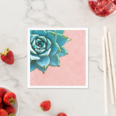 Sukkuläres Aquarellpinsel Serviette (Beispiel)
