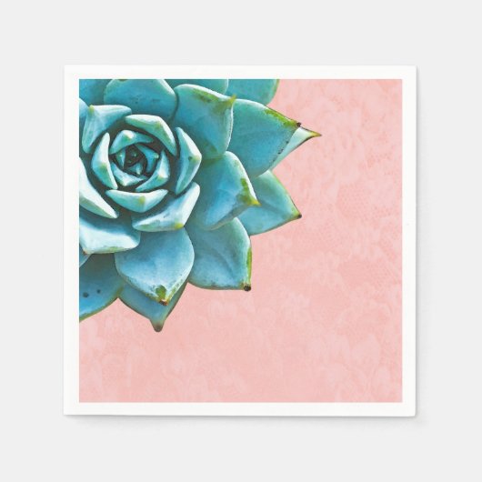 Sukkuläres Aquarellpinsel Serviette (Vorderseite)