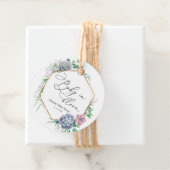 Sukkuläres Baby in Bloom Pflanze Gefallen Geschenkanhänger (Beispiel)