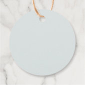 Sukkuläres Baby in Bloom Pflanze Gefallen Geschenkanhänger (Rückseite)