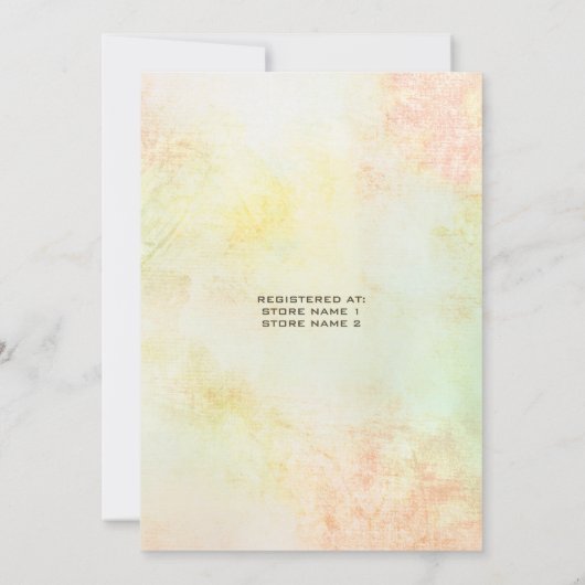 Sukkuläres Brautparty Einladung (Rückseite)