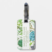 Sukkuläres Feld I Gepäckanhänger (Rückseite vertikal)