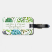 Sukkuläres Feld I Gepäckanhänger (Rückseite horizontal)