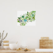 Sukkuläres Feld I Poster (Küche)