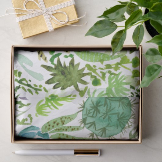 Sukkuläres Feld I Seidenpapier (Geschenk)