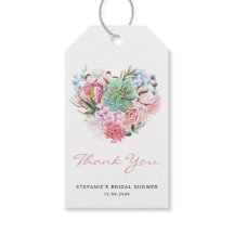 Sukkuläres Herz Brautparty Vielen Dank