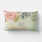 Sukkuläres Hochzeitskissen Lendenkissen (Vorderseite)