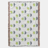 Sukkuläres Kalanchoe Pflanze Mama Muster Decke (Vorderseite Vertikal)