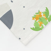 Sukkuläres Kalanchoe Pflanze Mama Muster Fleecedecke (Ecke)