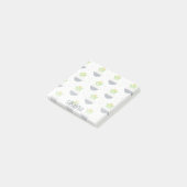 Sukkuläres Kalanchoe Pflanze Mama Muster Post-it Klebezettel (angewinkelt)