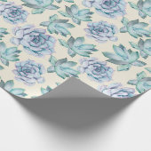 Sukkuläres Karopapier Geschenkpapier (Ecke)