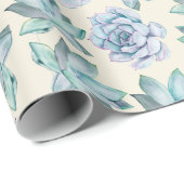 Sukkuläres Karopapier Geschenkpapier (Rolleneckpunkt)