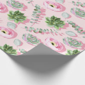 Sukkuläres Karopapier Geschenkpapier (Ecke)
