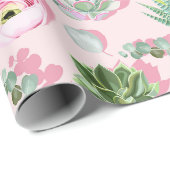 Sukkuläres Karopapier Geschenkpapier (Rolleneckpunkt)