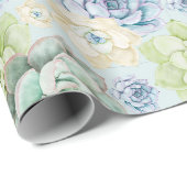 Sukkuläres Karopapier Geschenkpapier (Rolleneckpunkt)
