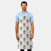 Sukkuläres Polka-Dot-Muster Schürze (Getragen)