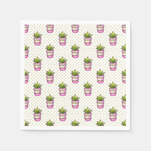 Sukkuläres Polka-Dot-Muster Serviette