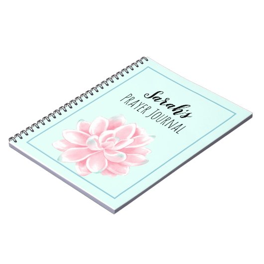 Sukkuläres Prayer Journal Notizblock (Linke Seite)