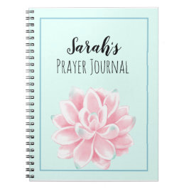 Sukkuläres Prayer Journal Notizblock