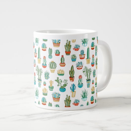 Sukkulationsmuster Jumbo-Tasse (Vorderseite Rechts)