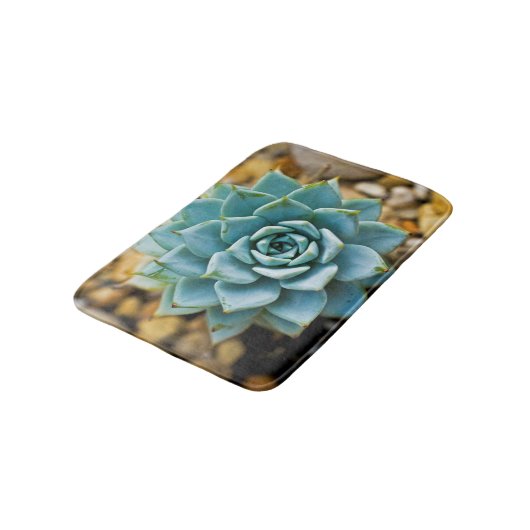 sukkulent badematte (Schrägansicht)