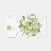 Sukkulent: Benutzerdefiniertes Party Geschenkschachtel (Ungefaltet)