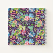Sukkulent Cactus Garening Spiral Notebook Notizblock (Rückseite)