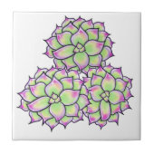 Sukkulent Fliese (Vorderseite)