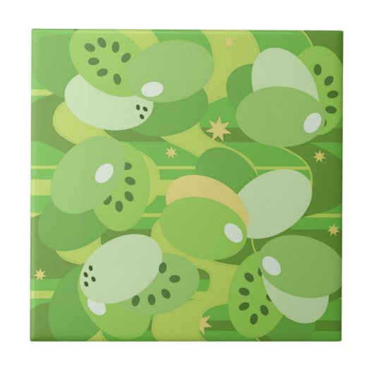 Sukkulent Green Fliese (Vorderseite)