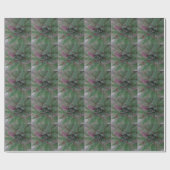 Sukkulent, grün Lila, Natur, Flora Pflanze Geschenkpapier (Flach)