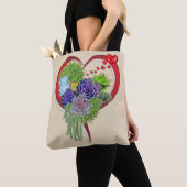 Sukkulent-Hochzeitsliebhaber-Bouquet Tasche (Von Nahem)
