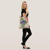 Sukkulent-Hochzeitsliebhaber-Bouquet Tasche (Am Model)