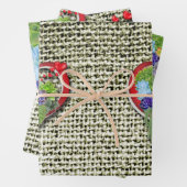 Sukkulent liebende Pflanze Geschenkpapier Set (Beispiel)