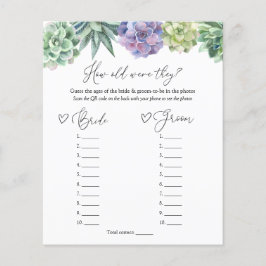 Sukkulent, wie alt sie waren, um zu überbrücken un