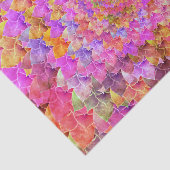 Sukkulente Abstrakte Kunst Blumenrosa Gelb Seidenpapier (Ausschnitt)