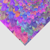 Sukkulente Abstrakte Kunst Lila florale Farben Seidenpapier (Ausschnitt)