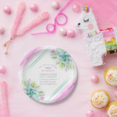 Sukkulente Aquarellfarben Teller für Hochzeiten (Party)