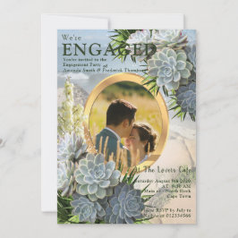 Sukkulente Blues Einladung