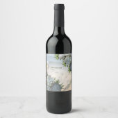 Sukkulente Blues Weinetikett (Vorderseite)